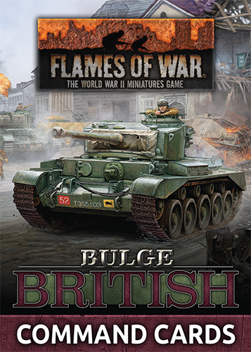 Flames of War - Bulge: British Command Cards