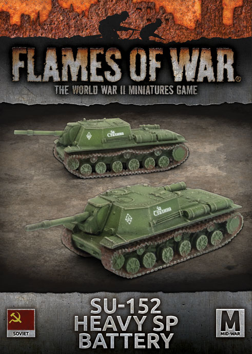 SBX59 Flames of War - Soviet - SU-152 Heavy SP Battery (Late War)