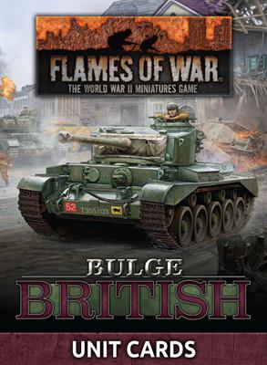 Flames of War - Bulge: British Unit Cards