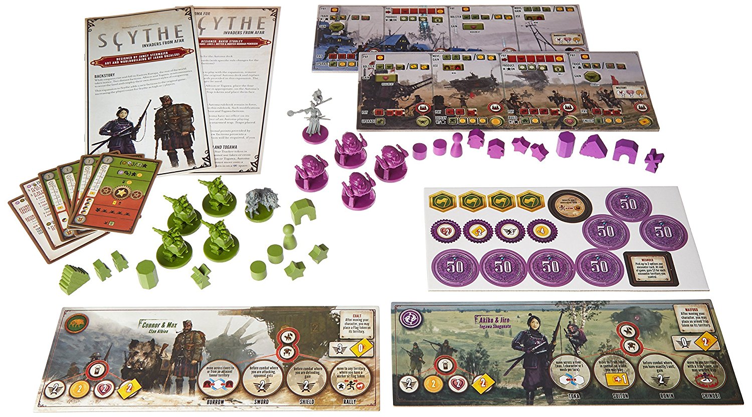Scythe: Invaders from Afar Expansion