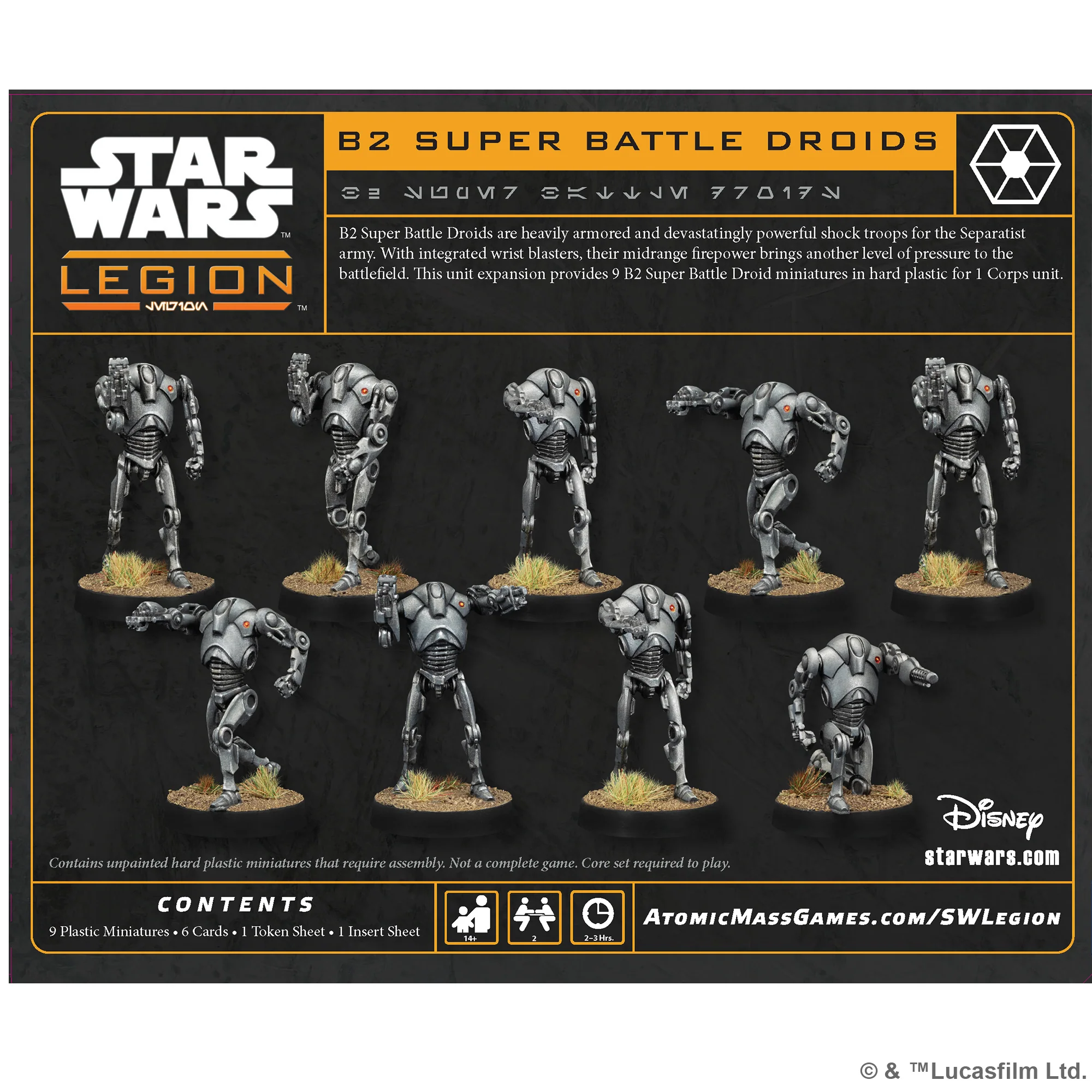SWQ35-image1_2000_2000x Star Wars Legion - B2 Super Battle Droids Unit Expansion