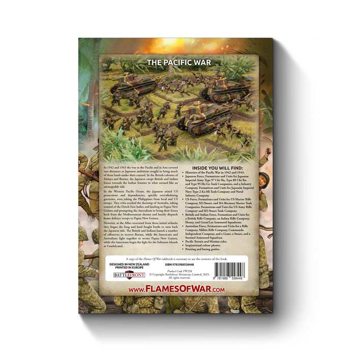 Flames of War - The Pacific Rulebook (Hardback)