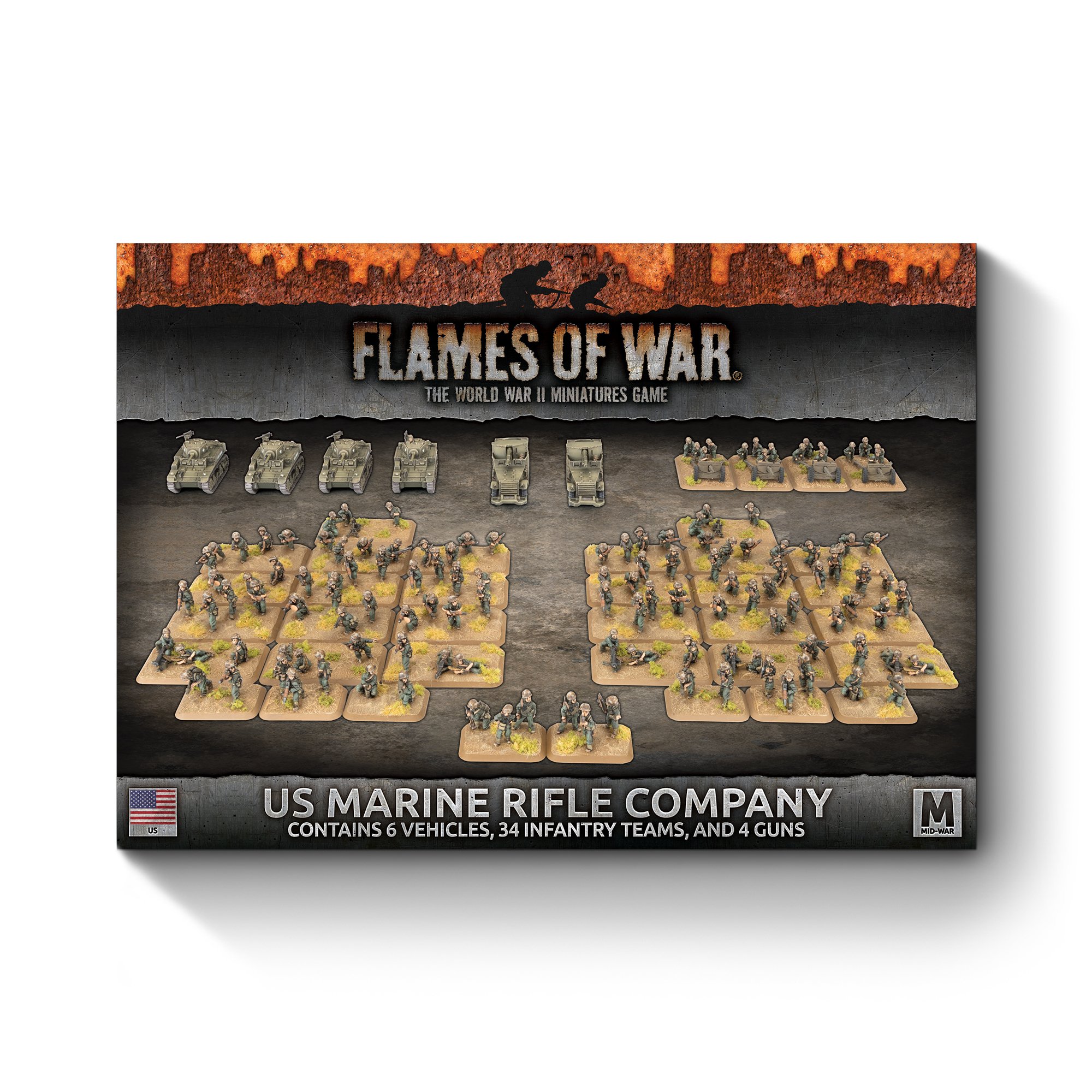 Flames of War - US Marine Rifle Company Army Deal