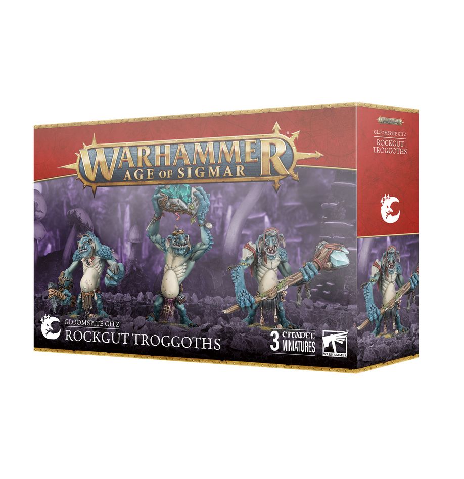 99120209150_GloomspiteGitzROCKGUTTROGGOTHSRegimentREPACKAGED4 Age of Sigmar: Gloomspite Gitz, Rockgut Troggoths