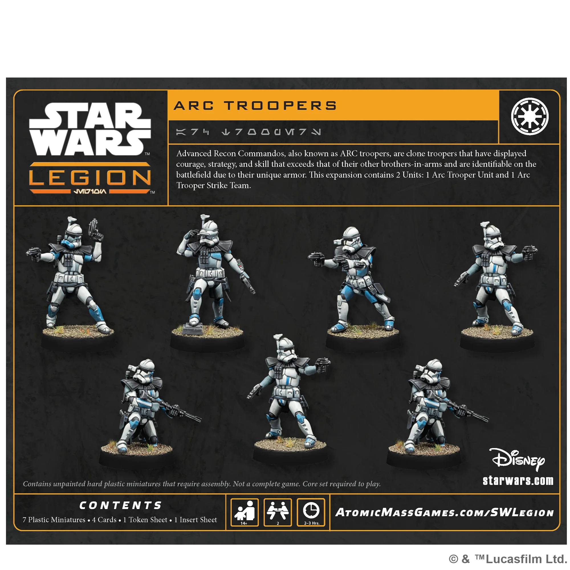 Star Wars Legion - ARC Troopers Unit Expansion