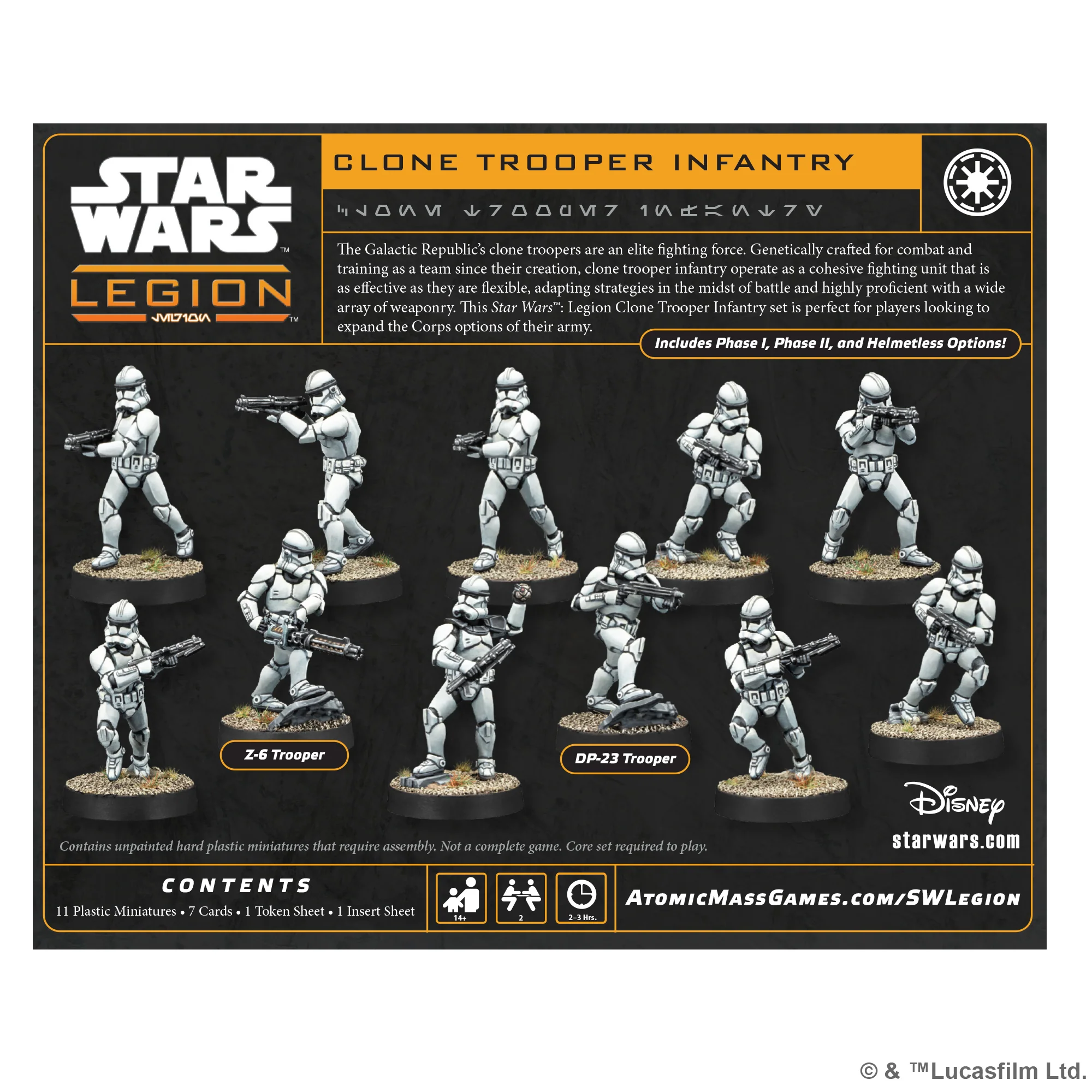 Star Wars Legion - Clone Troopers Infantry Unit Expantion