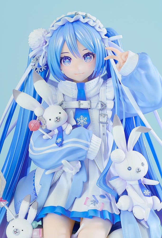 Statues - Character Vocal Series 01: Hatsune Miku PVC Statue 1/7 Snow Miku: Yukiiro Pop Ver. 24 cm *Bestillingsvare