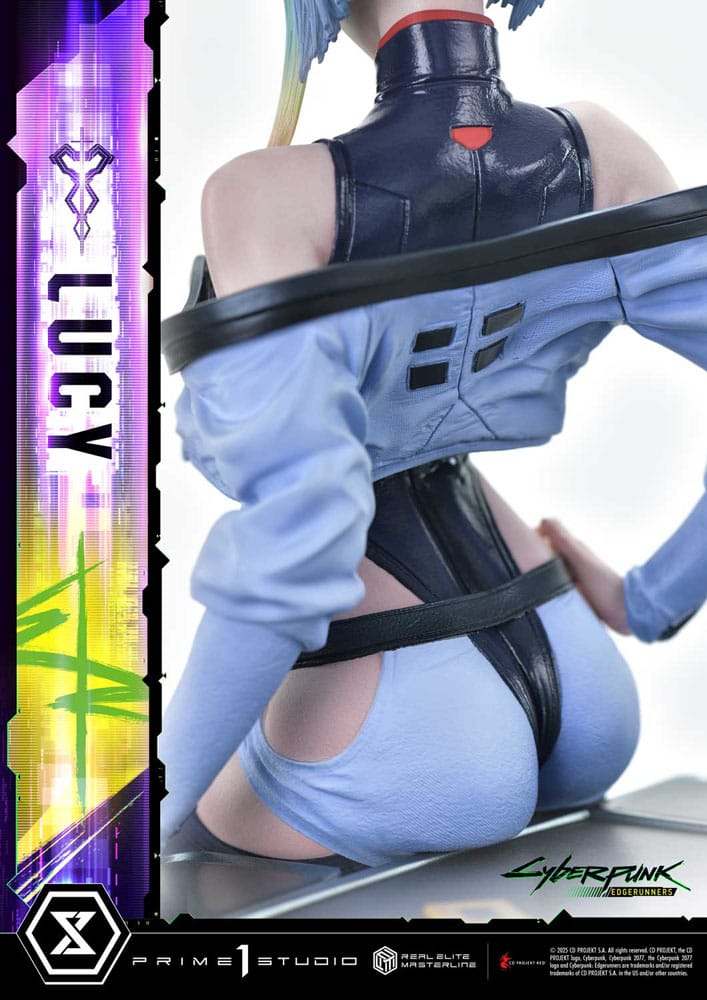Statuer - Cyberpunk: Edgerunners Real Elite Masterline Series Statue 1/4 Lucy Deluxe Bonus Version 50cm *Bestillingsvare