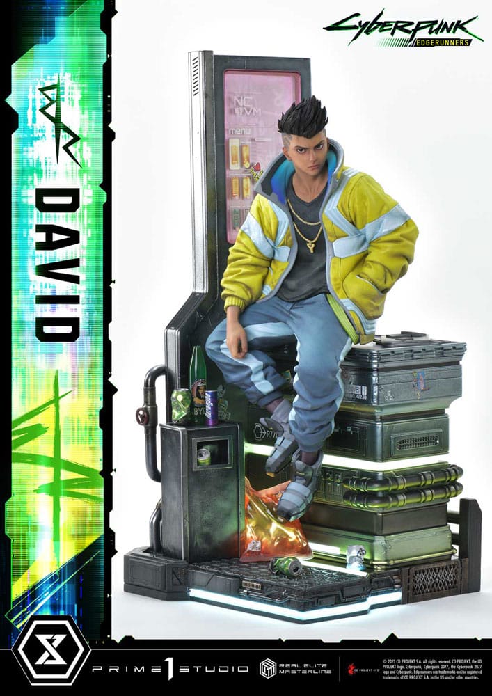 Statues - Cyberpunk: Edgerunners Real Elite Masterline Series Statue 1/4 David 58 cm *Bestillingsvare