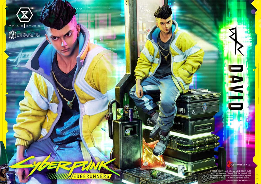 Statues - Cyberpunk: Edgerunners Real Elite Masterline Series Statue 1/4 David 58 cm *Bestillingsvare