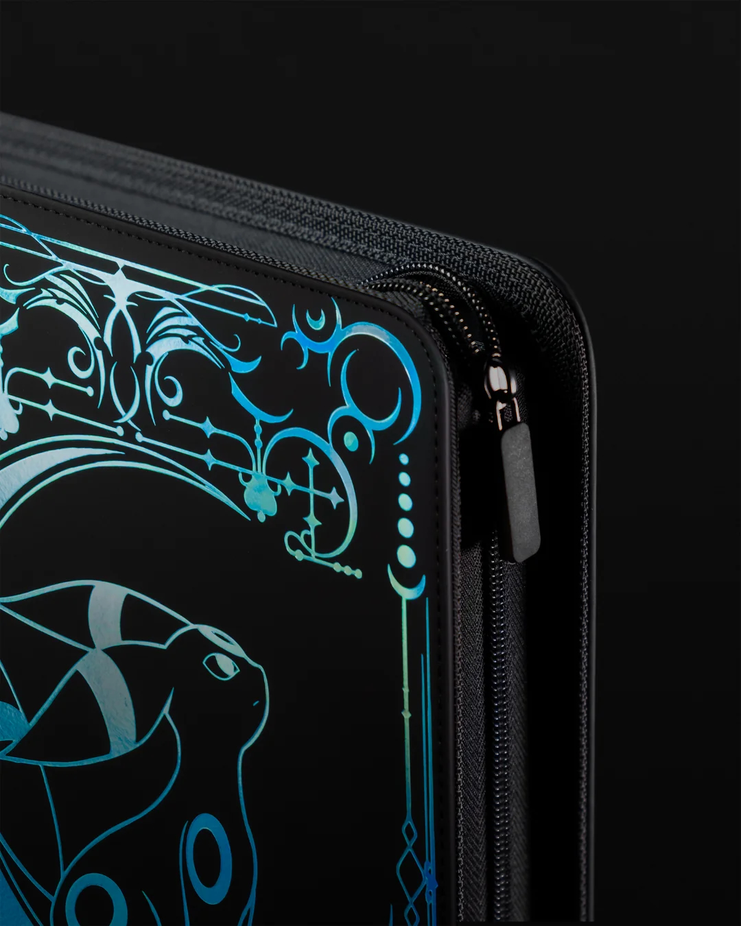 poke blue 2 Lunar Shadow Shiny 9-Pocket Trading Card Binder (Turquoise)