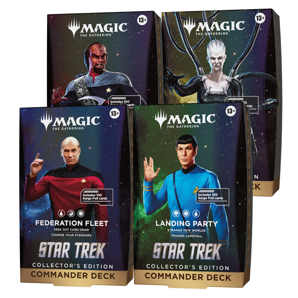 Magic: The Gathering - Star Trek Collector Commander Deck Bundle Magic: The Gathering - Star Trek Collector Commander Deck Bundle
